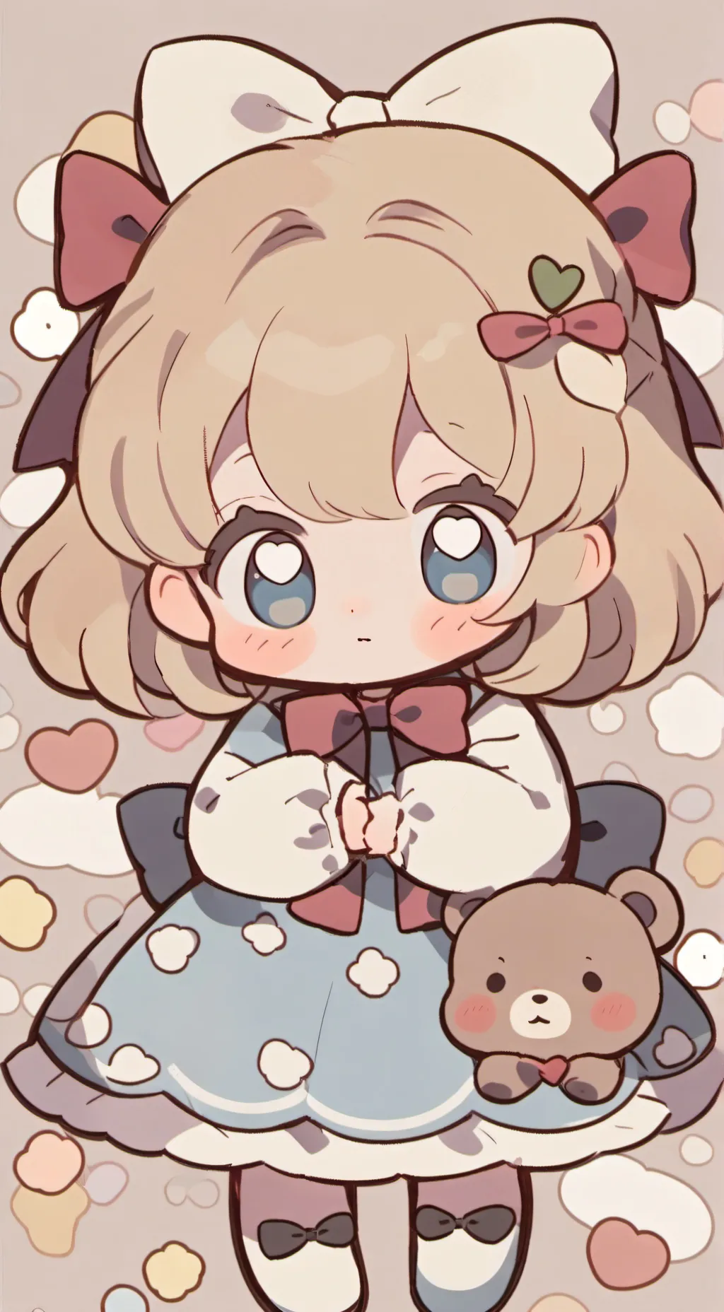 ai character: Lacy background