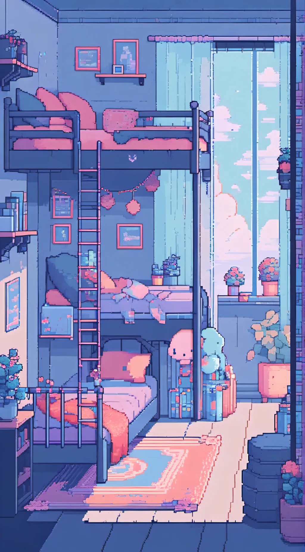 ai character: Sleepover  background