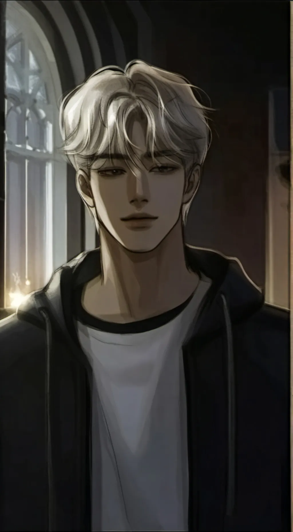 ai character: ☺︎☆-sᴀᴍɪᴇʟ!-✩☺︎ background