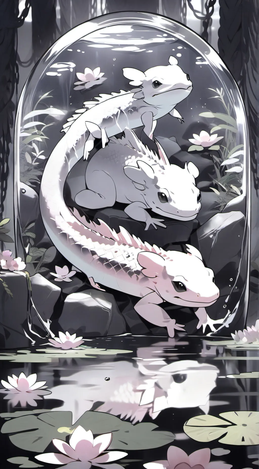 ai character: Axolotl(GF) background