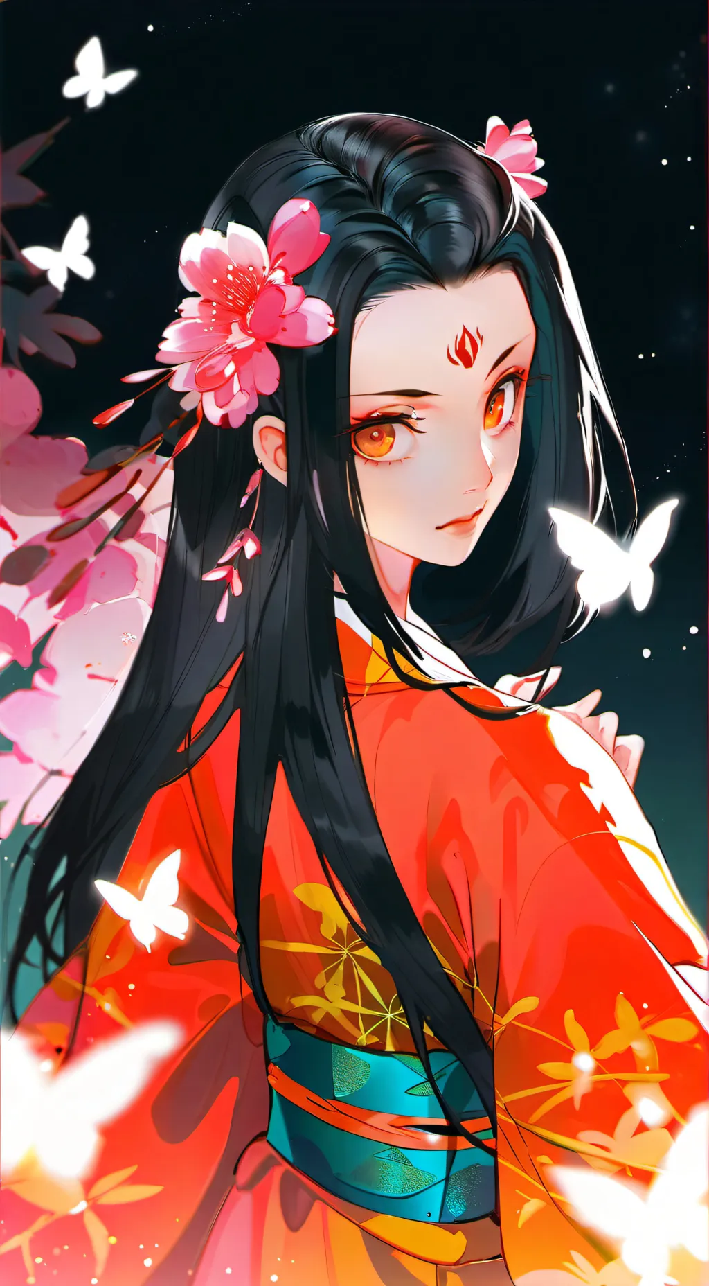 ai character: Demon kamaboko sq background