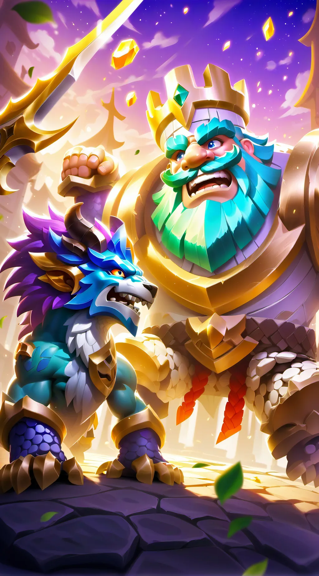 ai character: los dos reinos background
