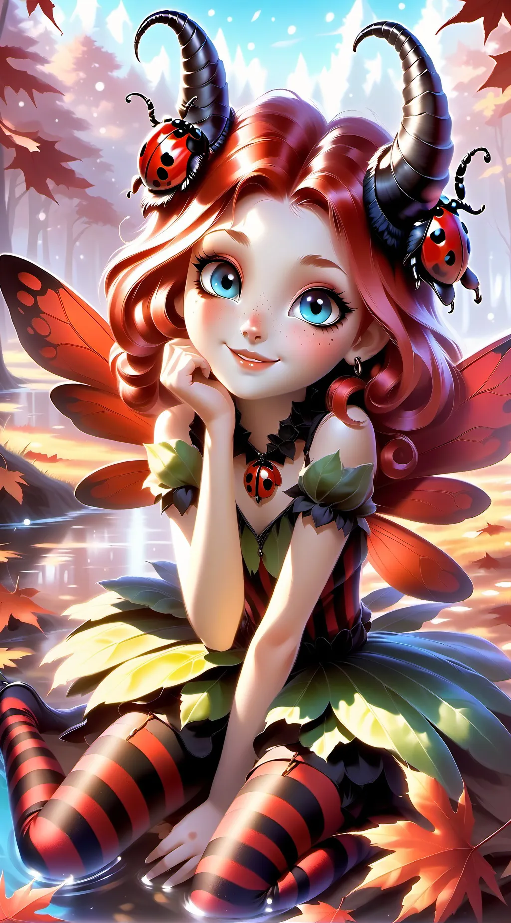 ai character: Martina  background