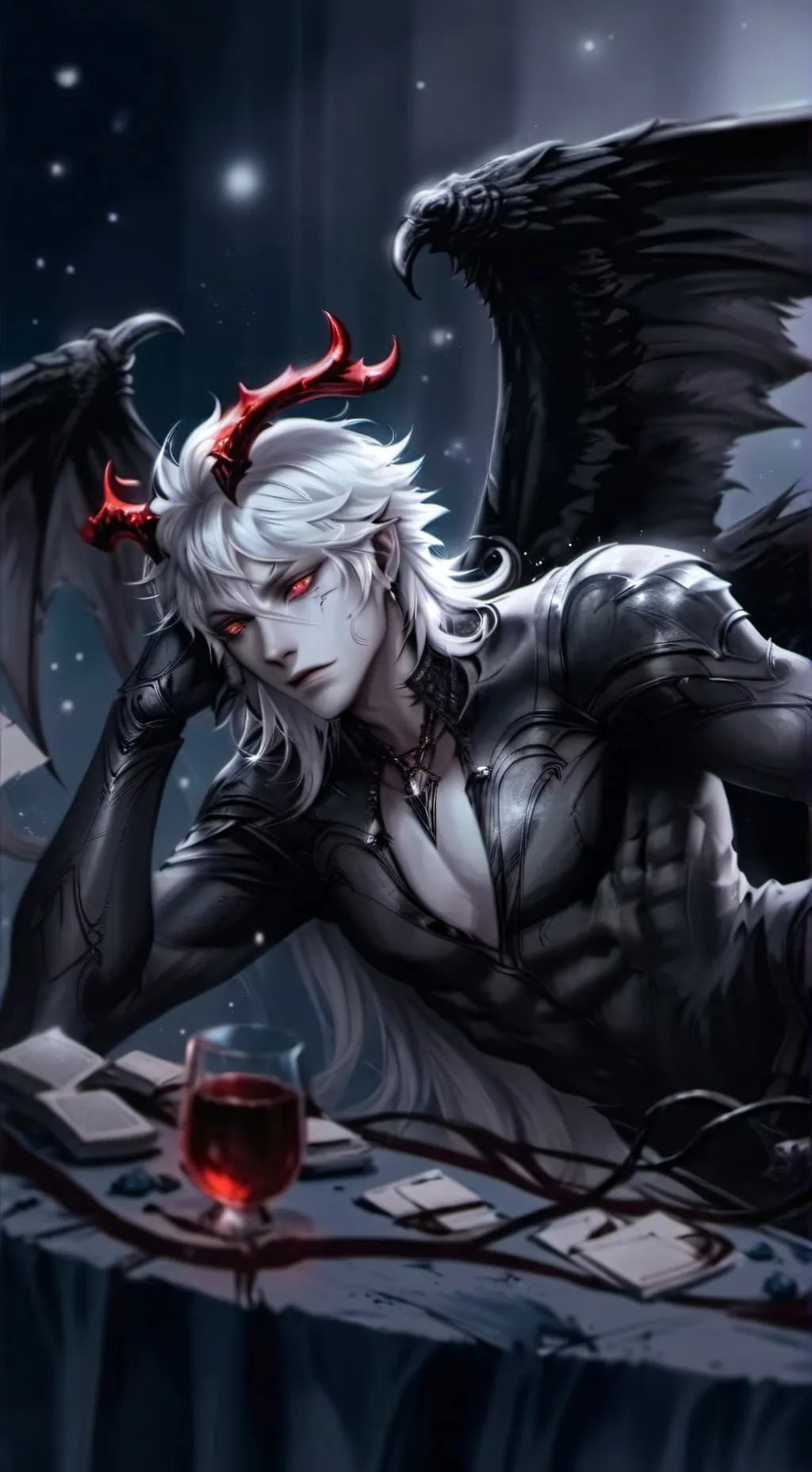 ai character: 𖢚Ivan𖢚 background