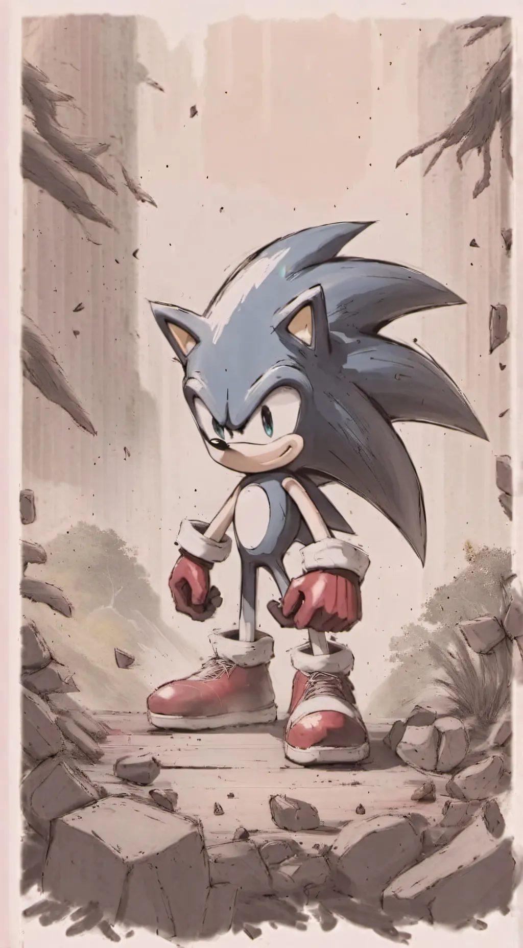 ai character: Infinite (Sonic) background