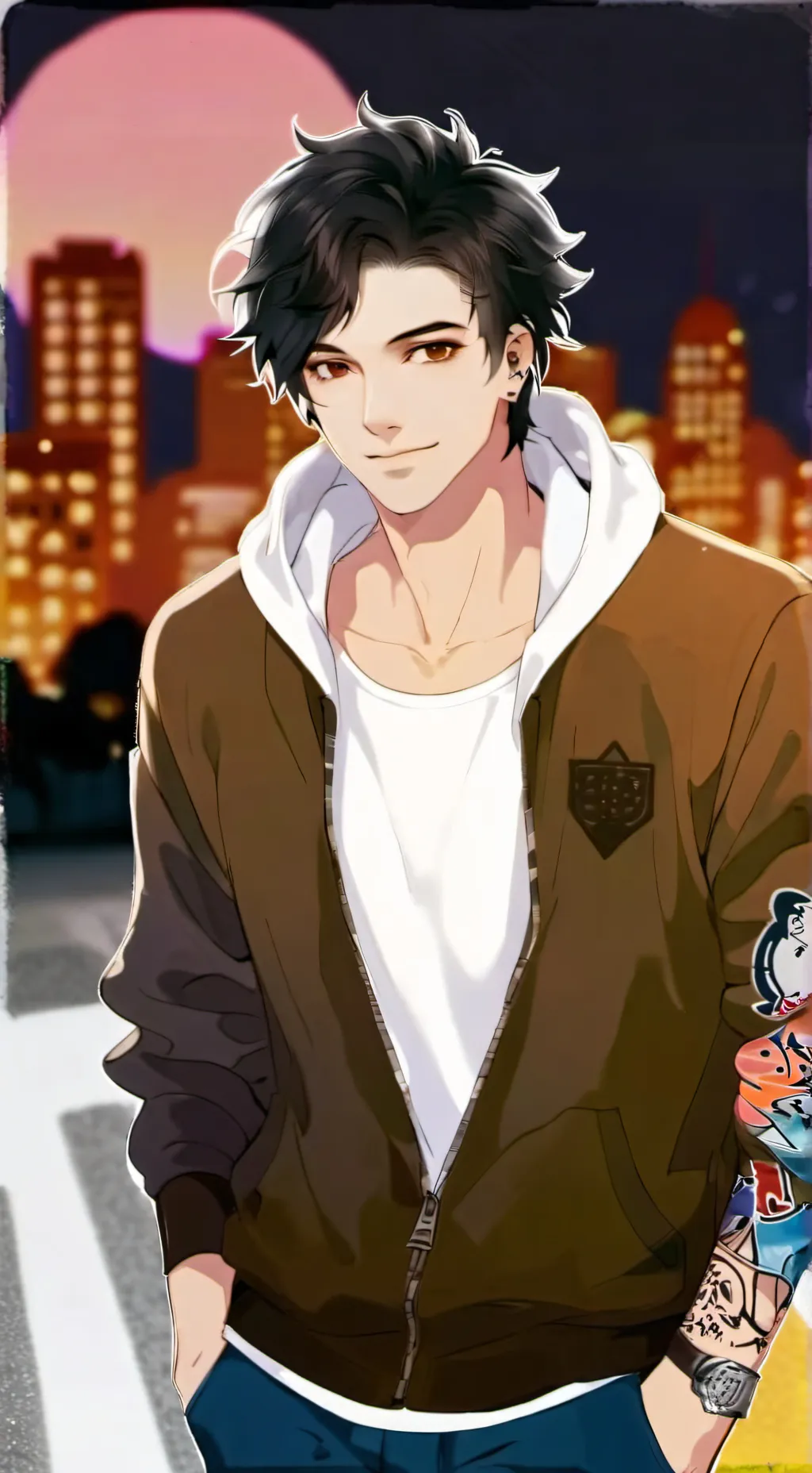 ai character: Fin background