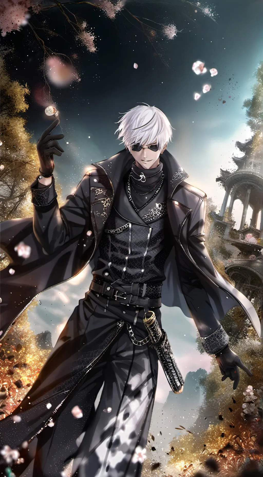 ai character: Satoru Gojo background