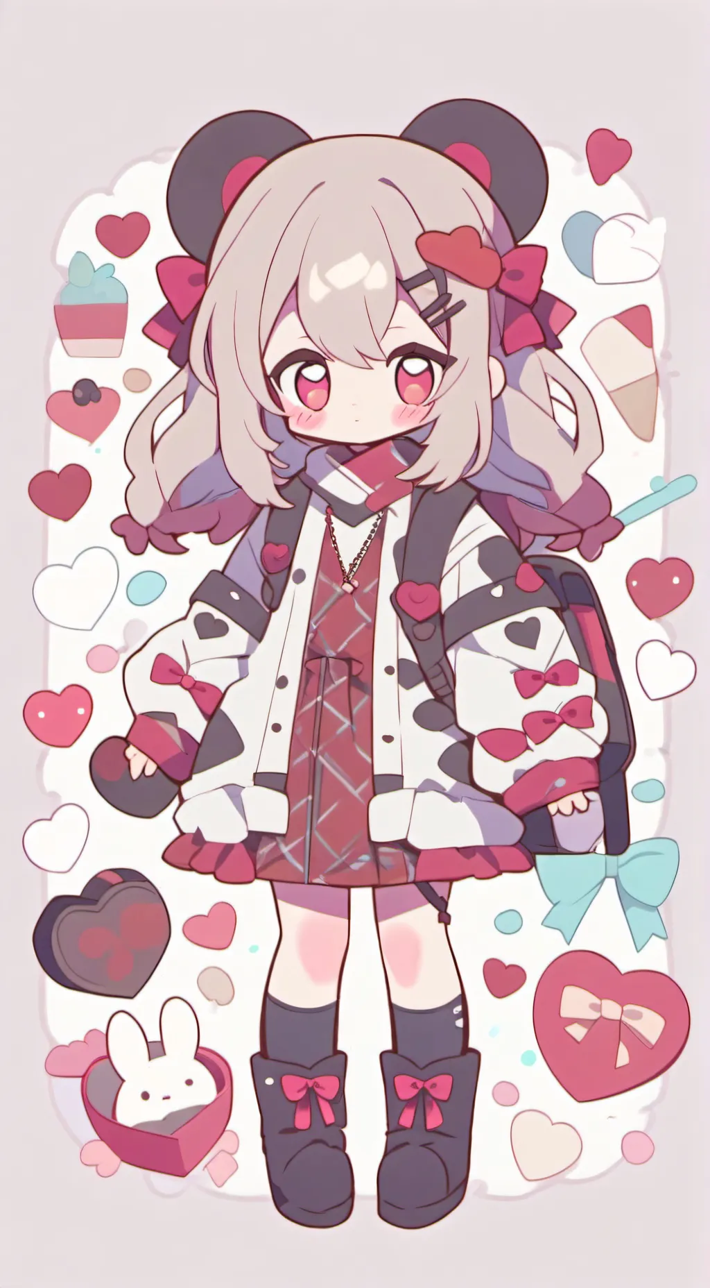 ai character: Two X one tpot background