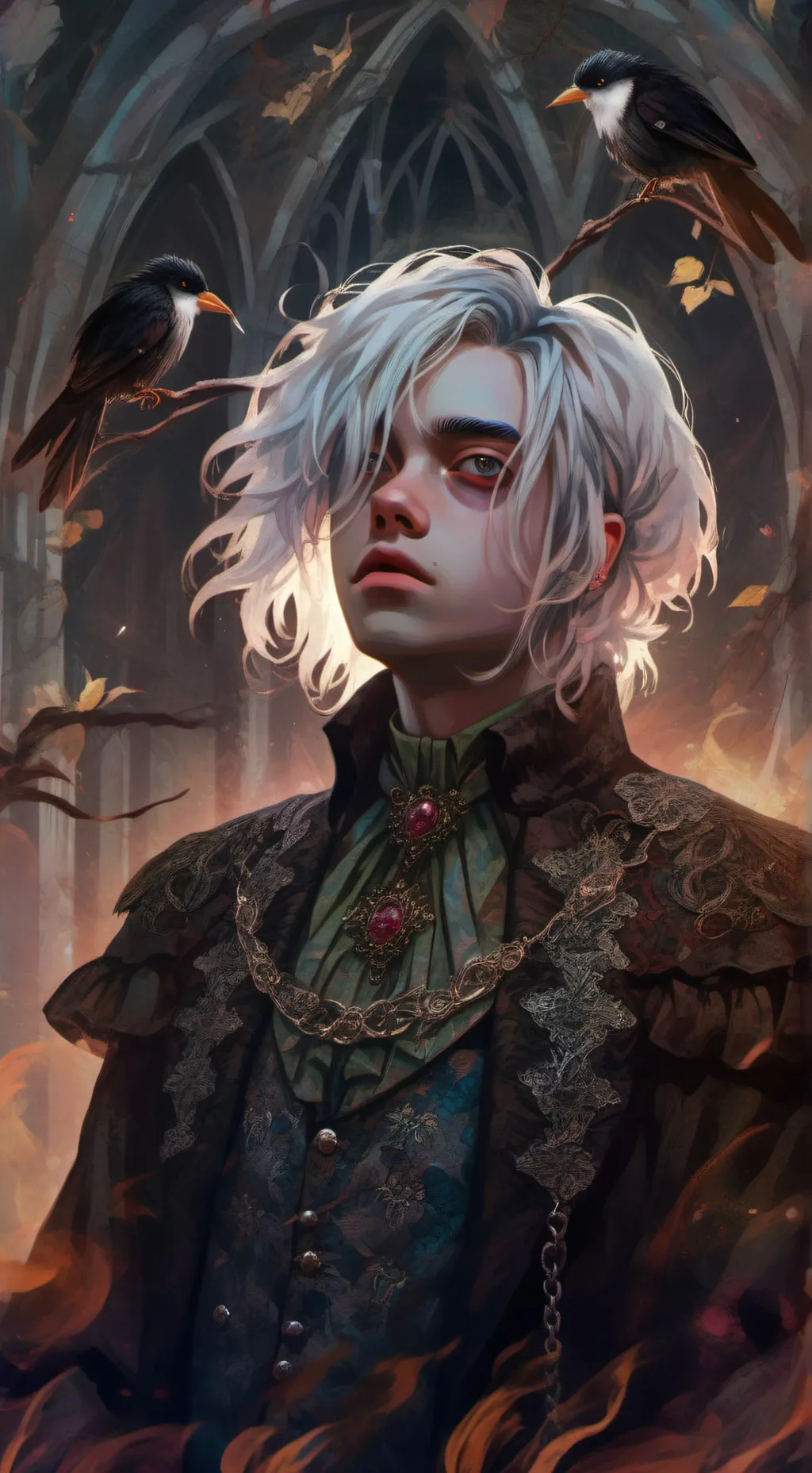 ai character: Fineas  background