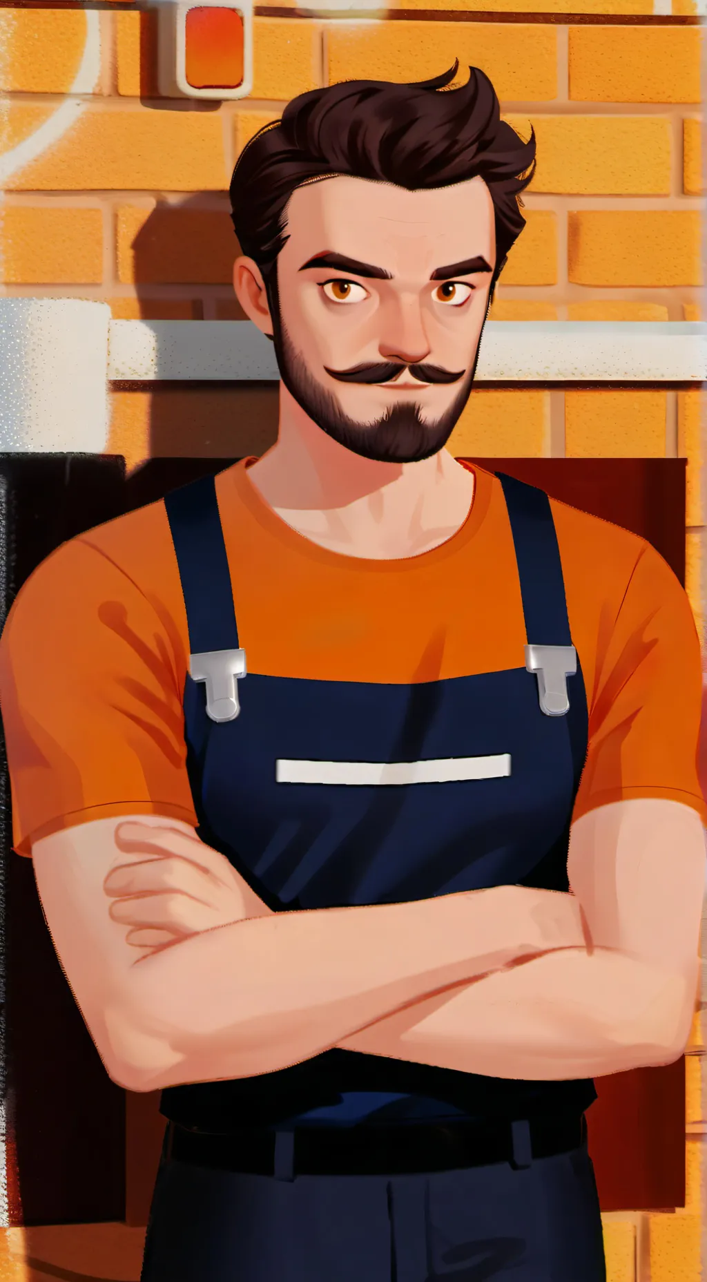ai character: hello neighbor  background