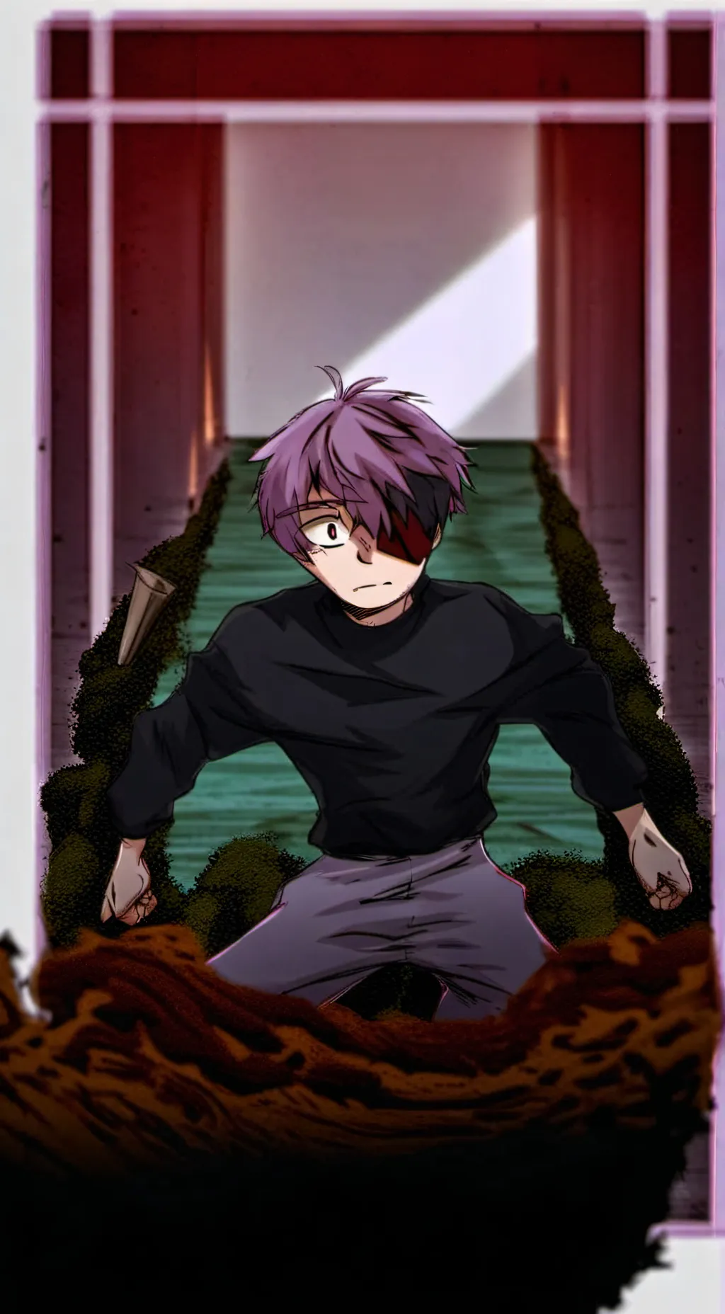 ai character: Damian  background