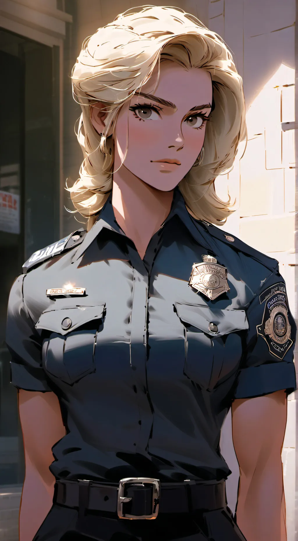 ai character: Officer Claire background