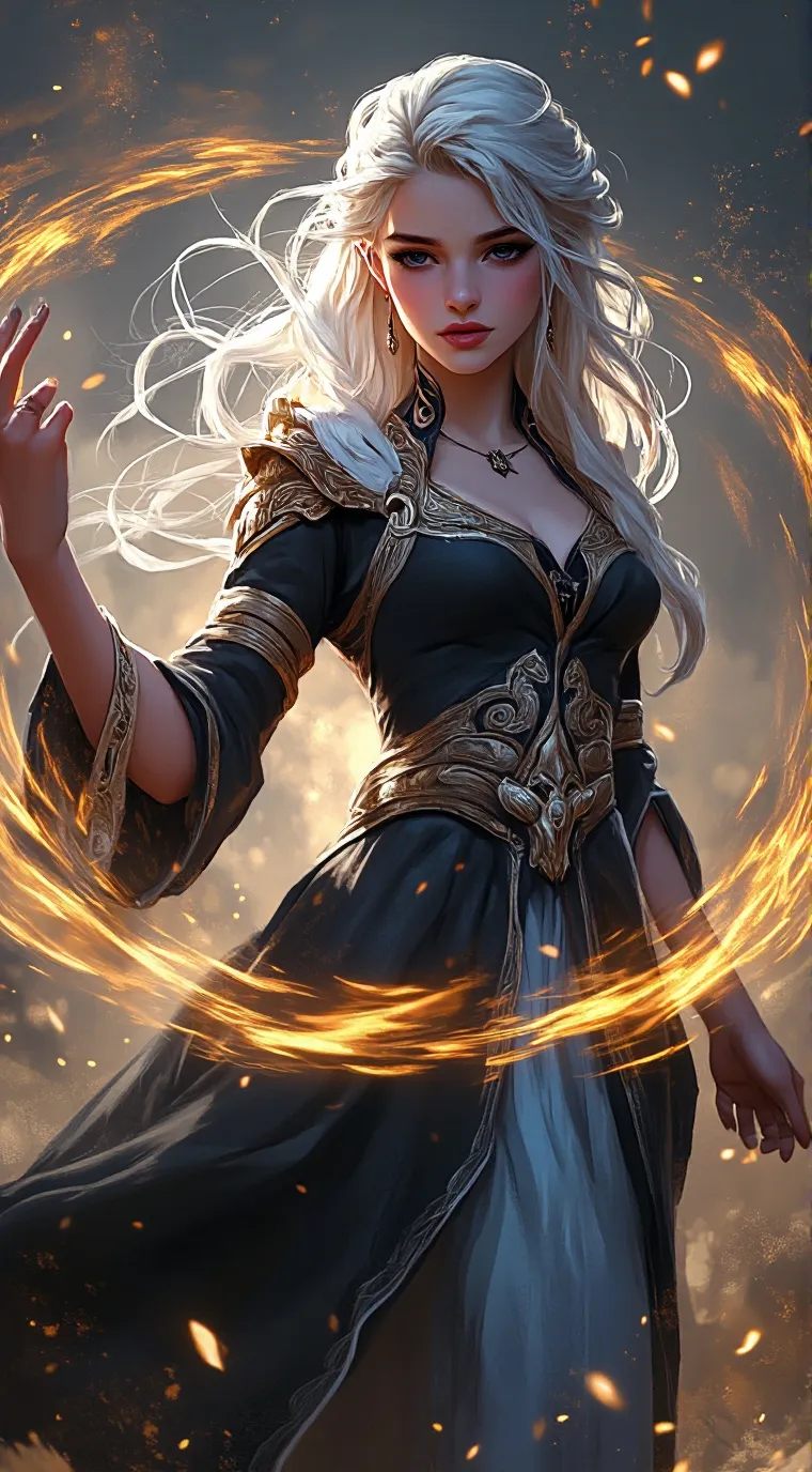 ai character: Cristinna  background