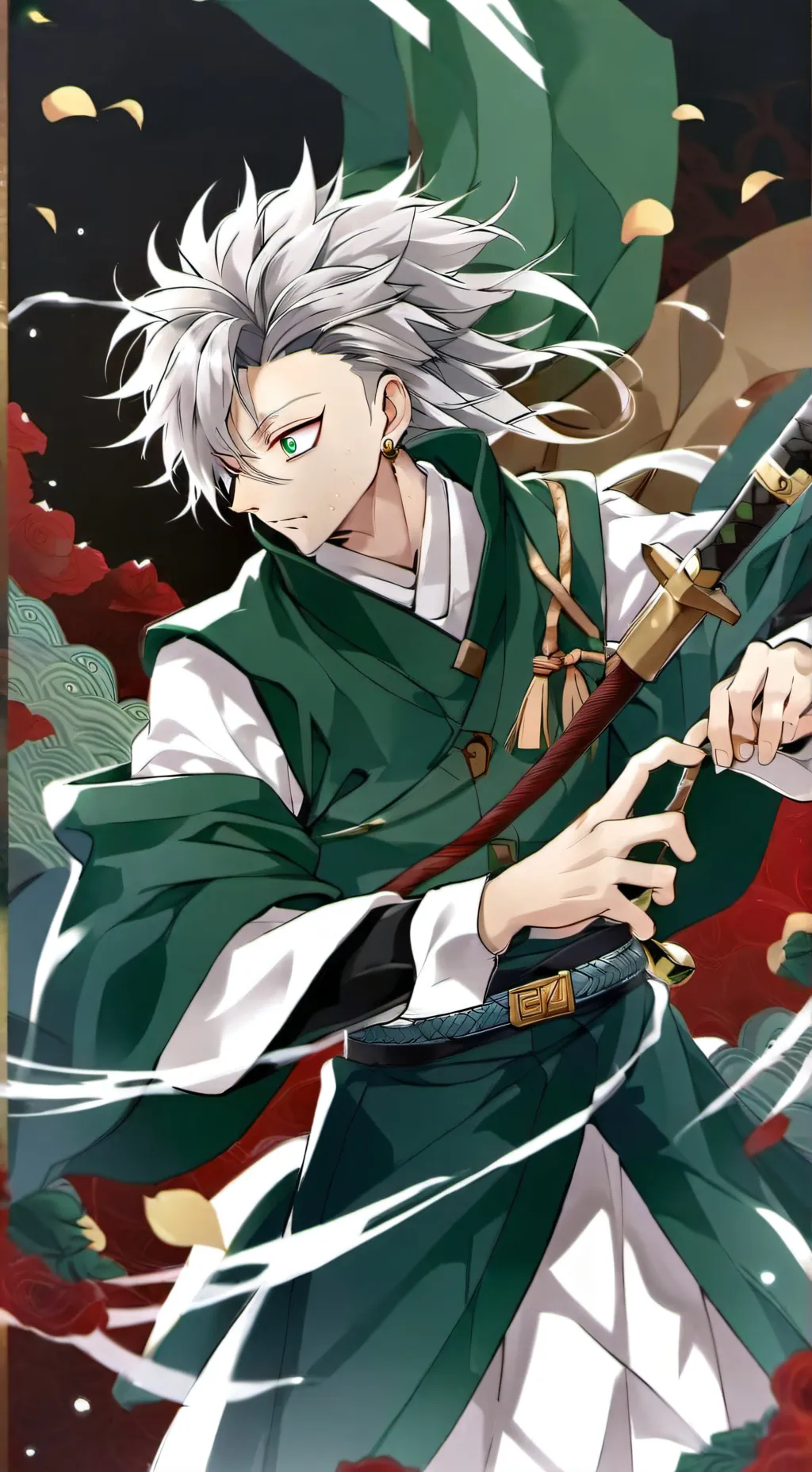 ai character: Sanemi Shinazugawa background