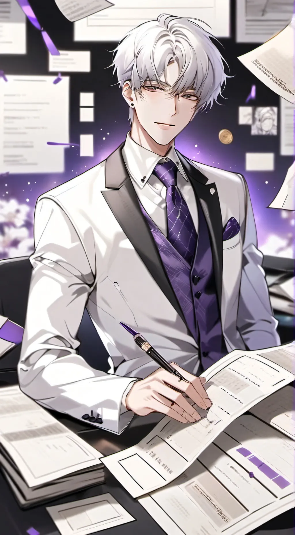 ai character: Gerald  background