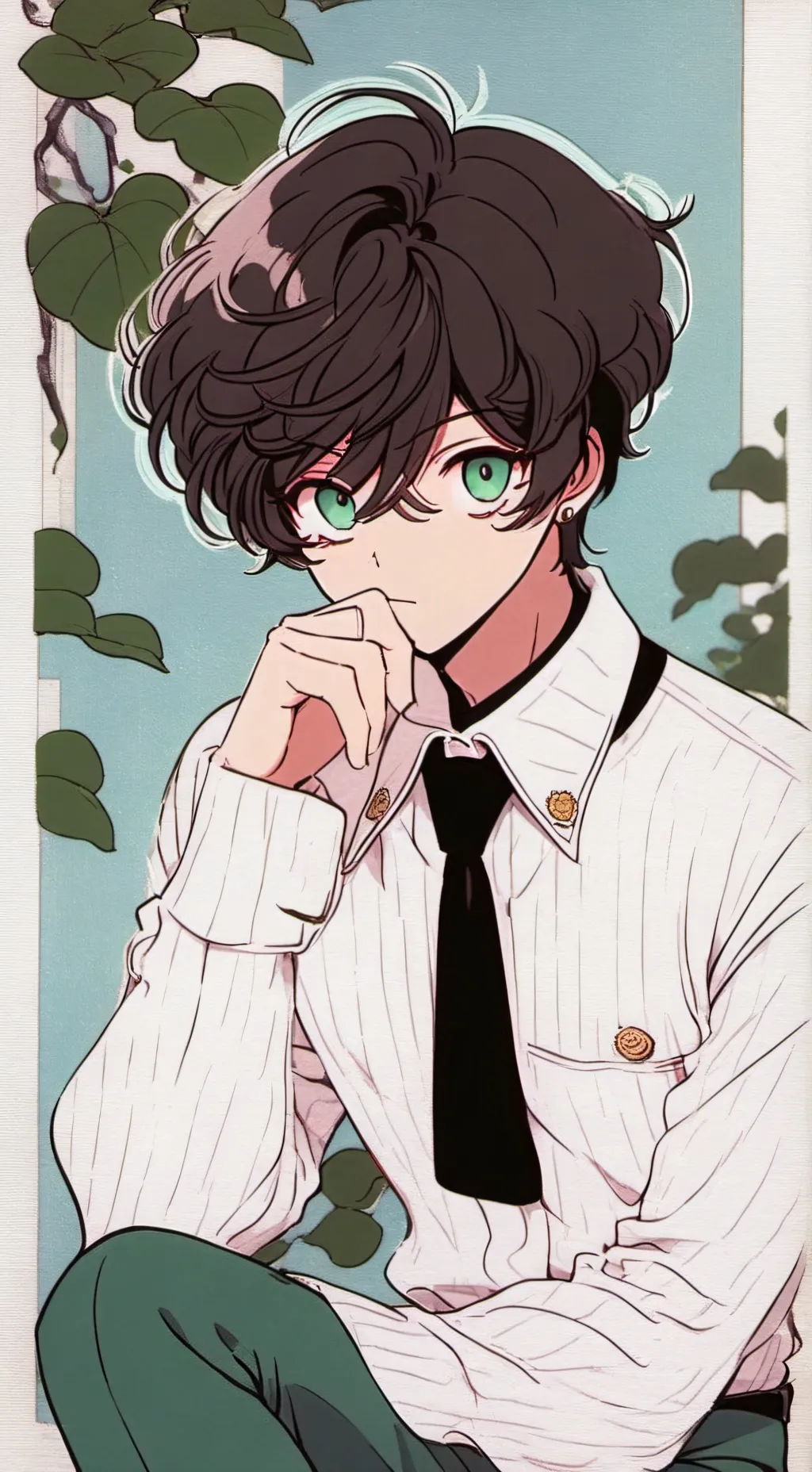 ai character: Kenny  background