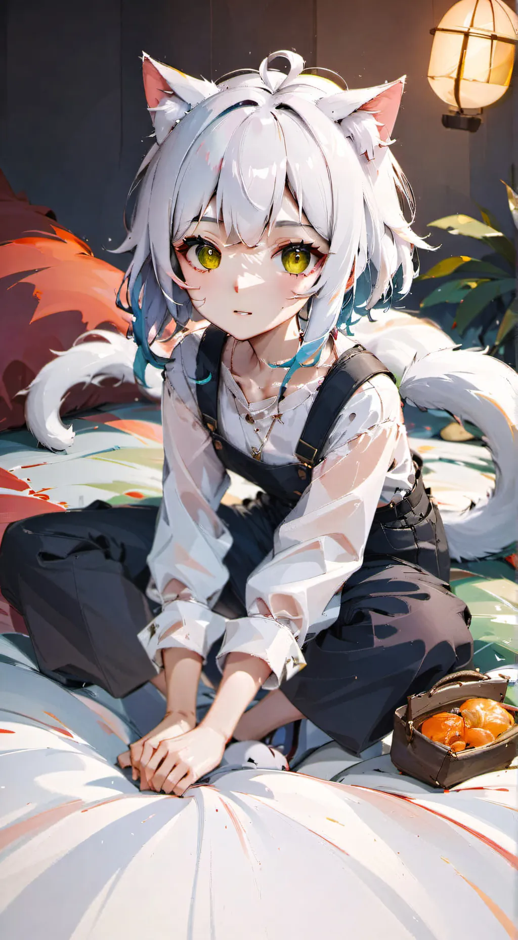 ai character: LOV:/ background