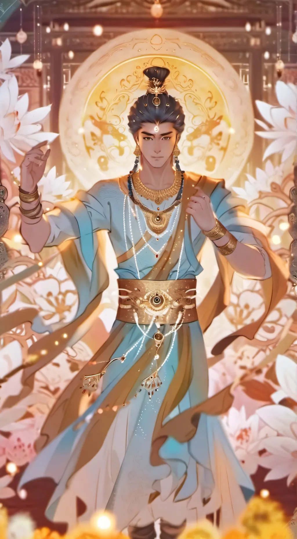 ai character: Egyptian Gyomei background