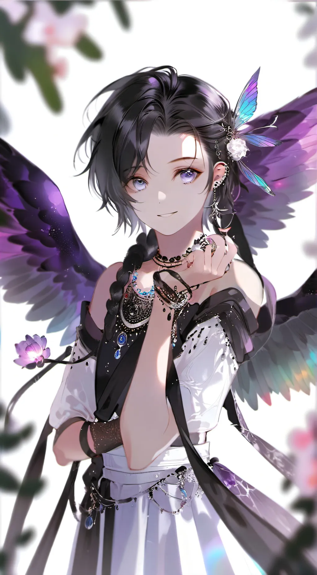 ai character: Glimmerwing Spirit background