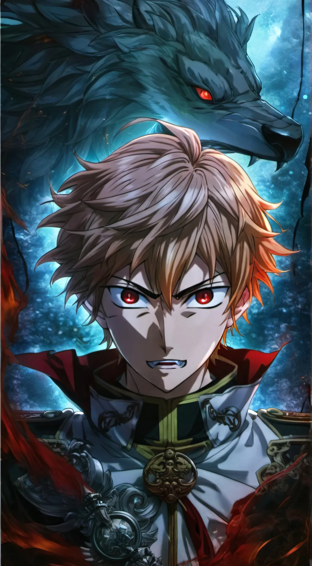 ai character: Bakugo  background
