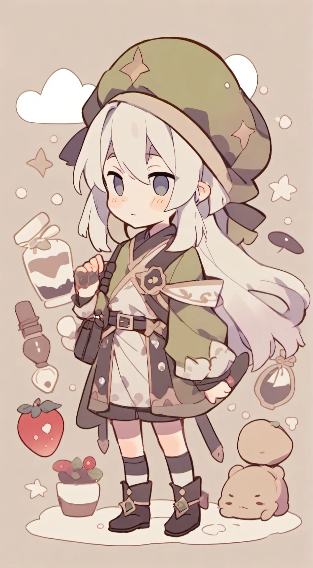 ai character: Narutodaystolive background