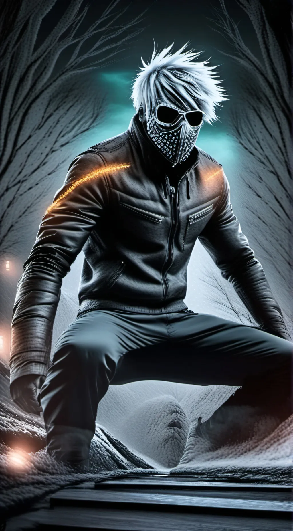 ai character: shadow  background