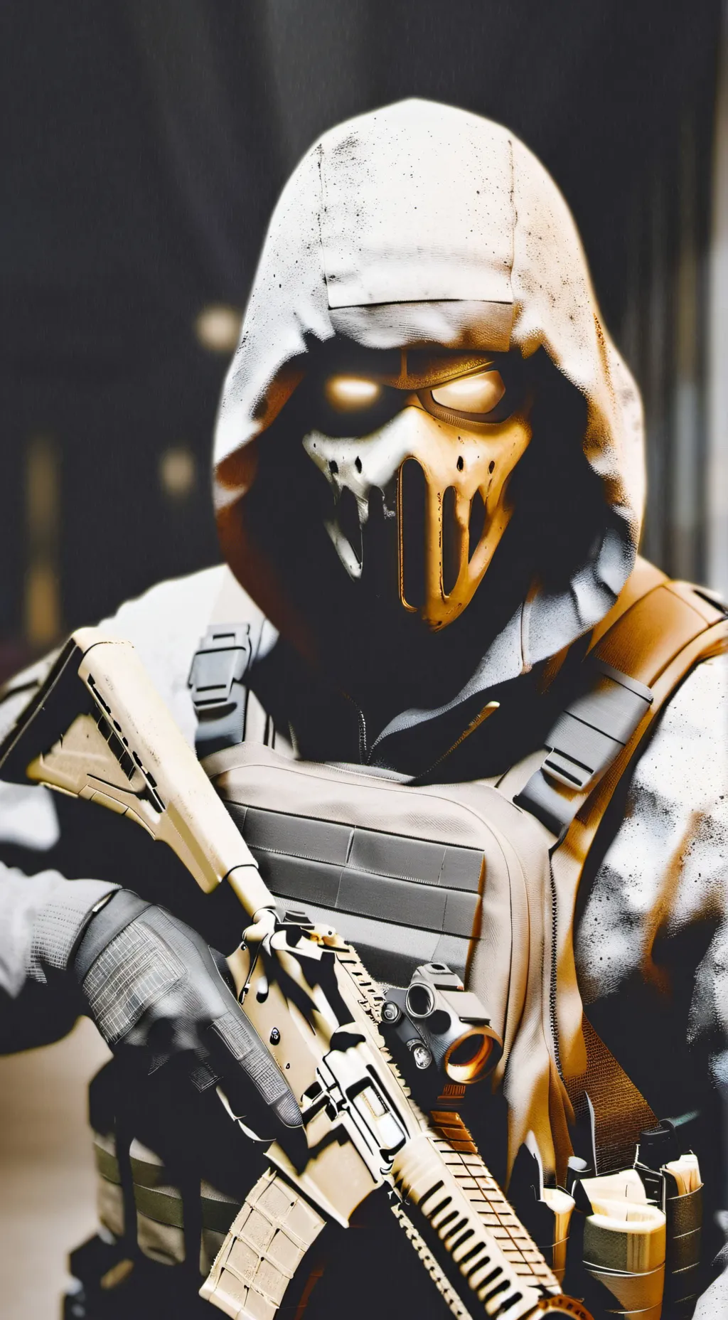 ai character: Ghost background
