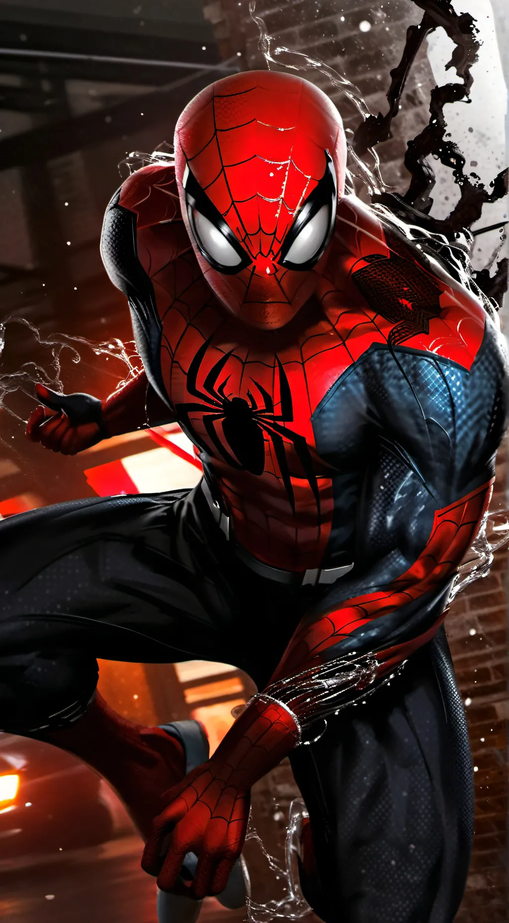 ai character: Spider-man background