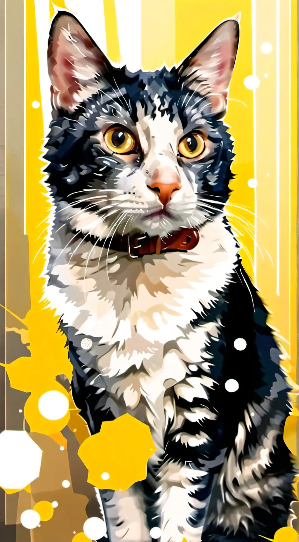 ai character: Café background