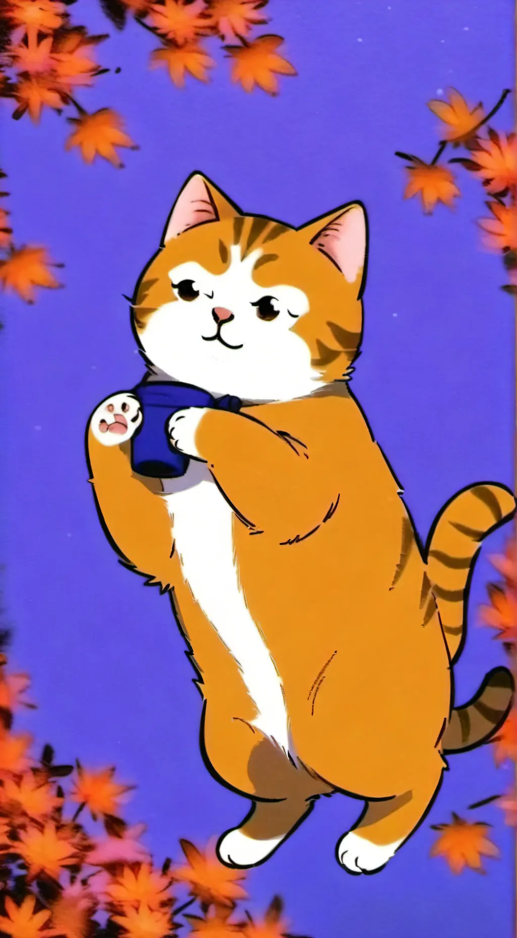 ai character: Garfield background