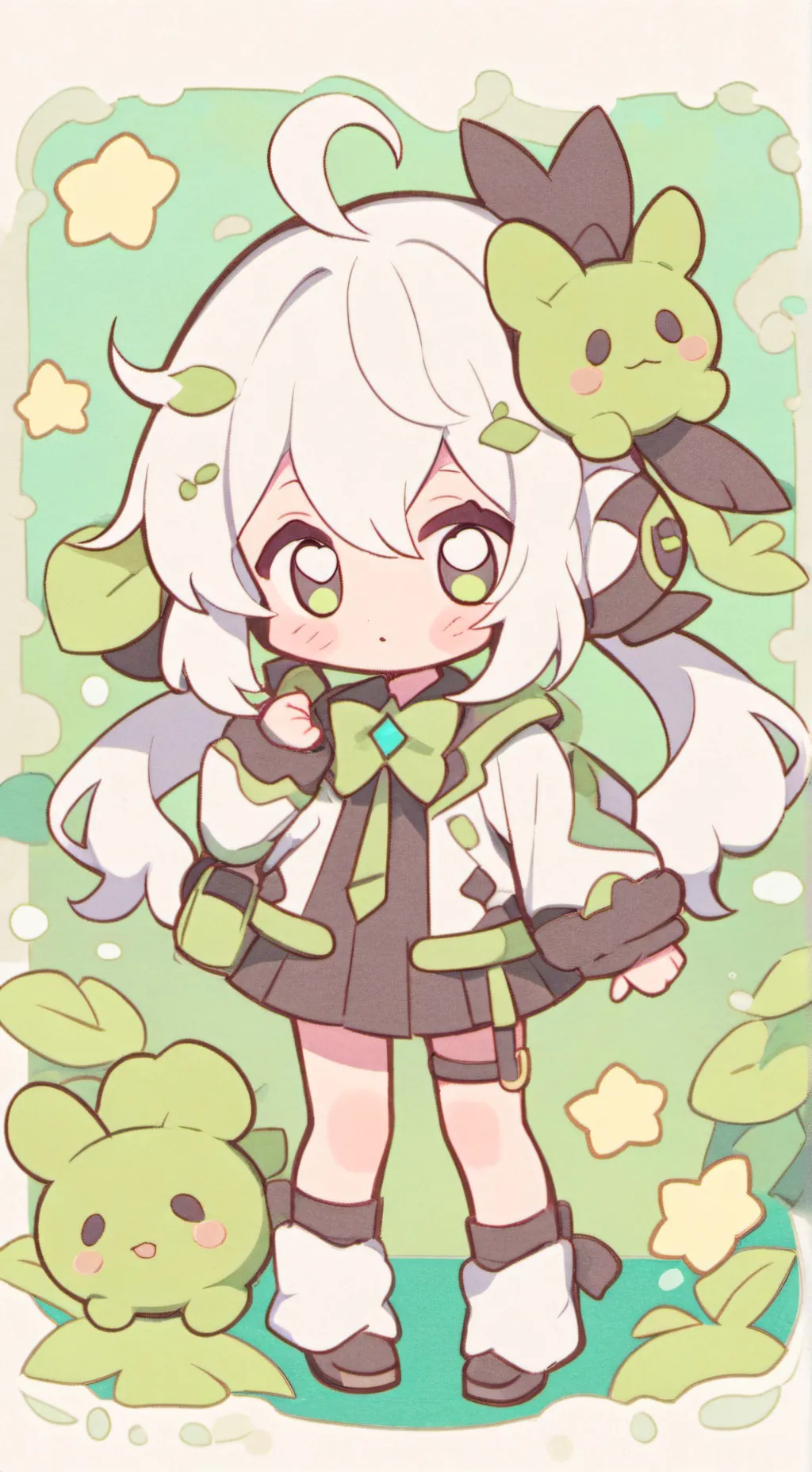 ai character: bebe tonta background