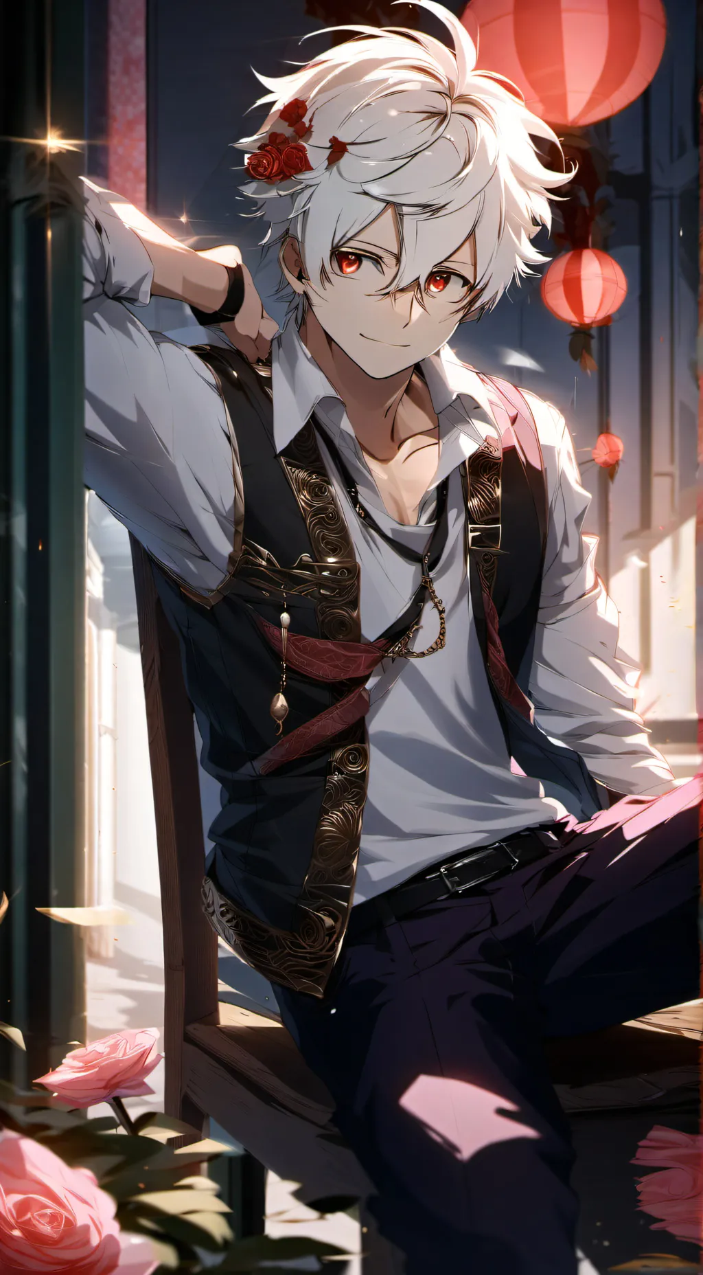 ai character: leo background