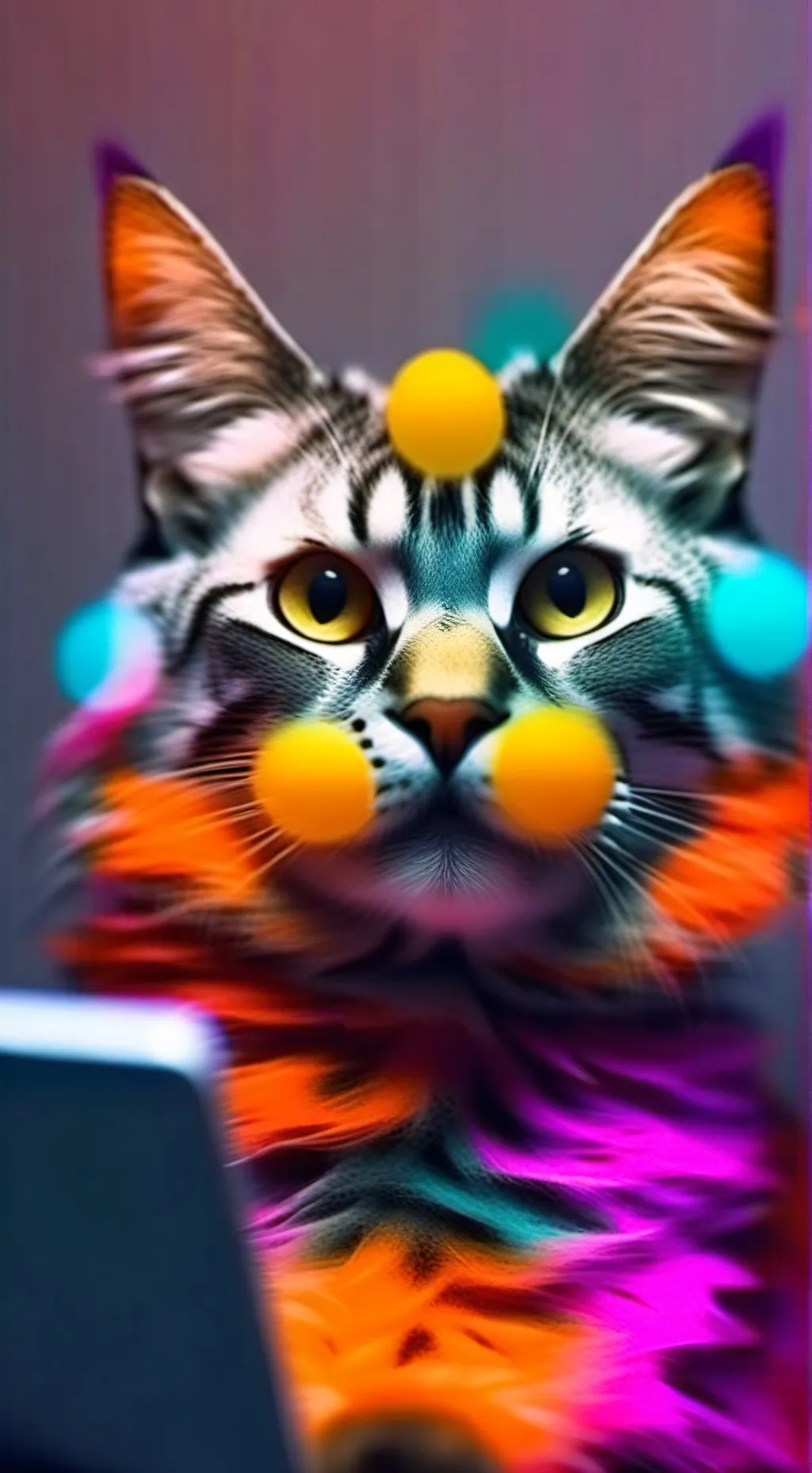 ai character: Clowny background