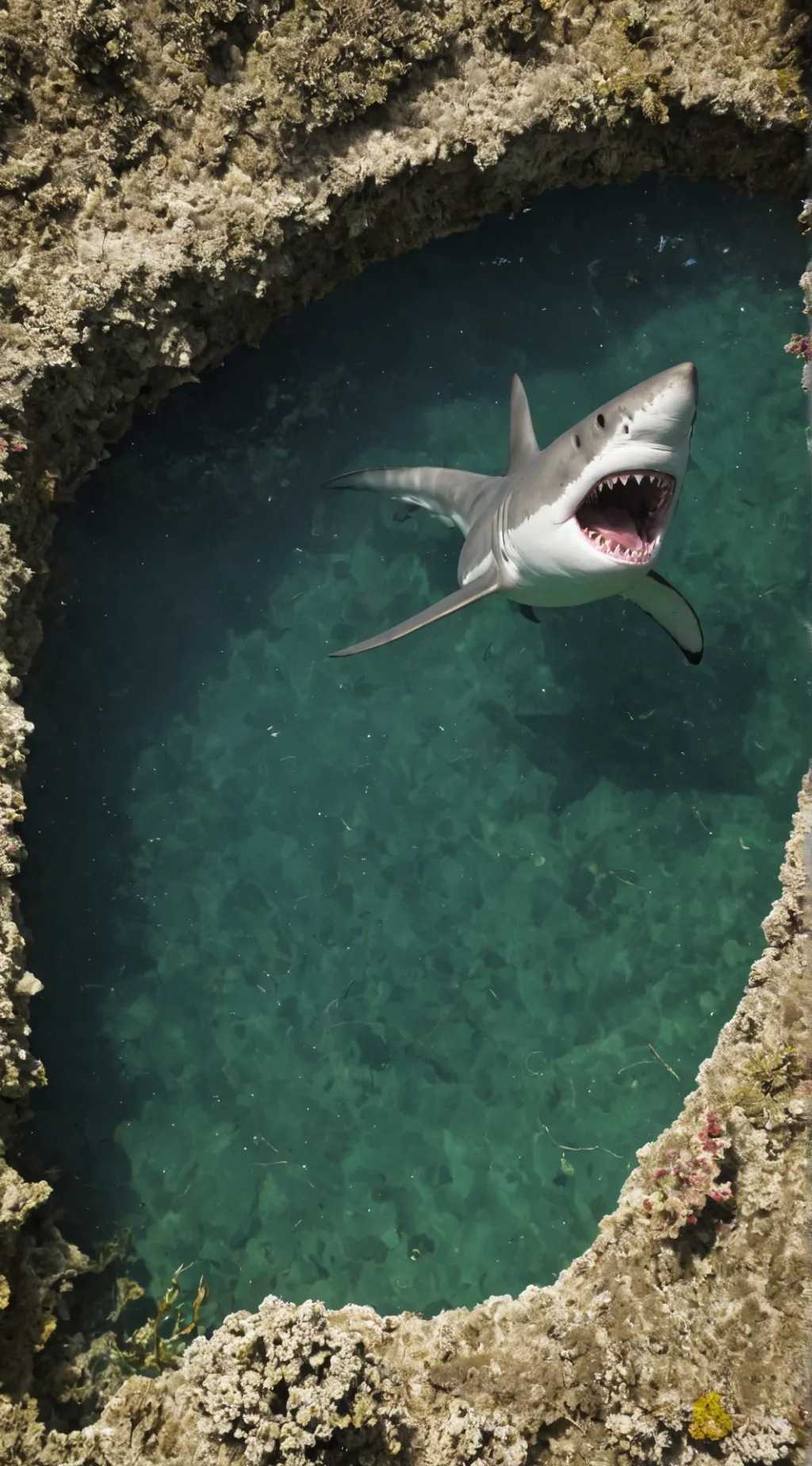ai character: shark background