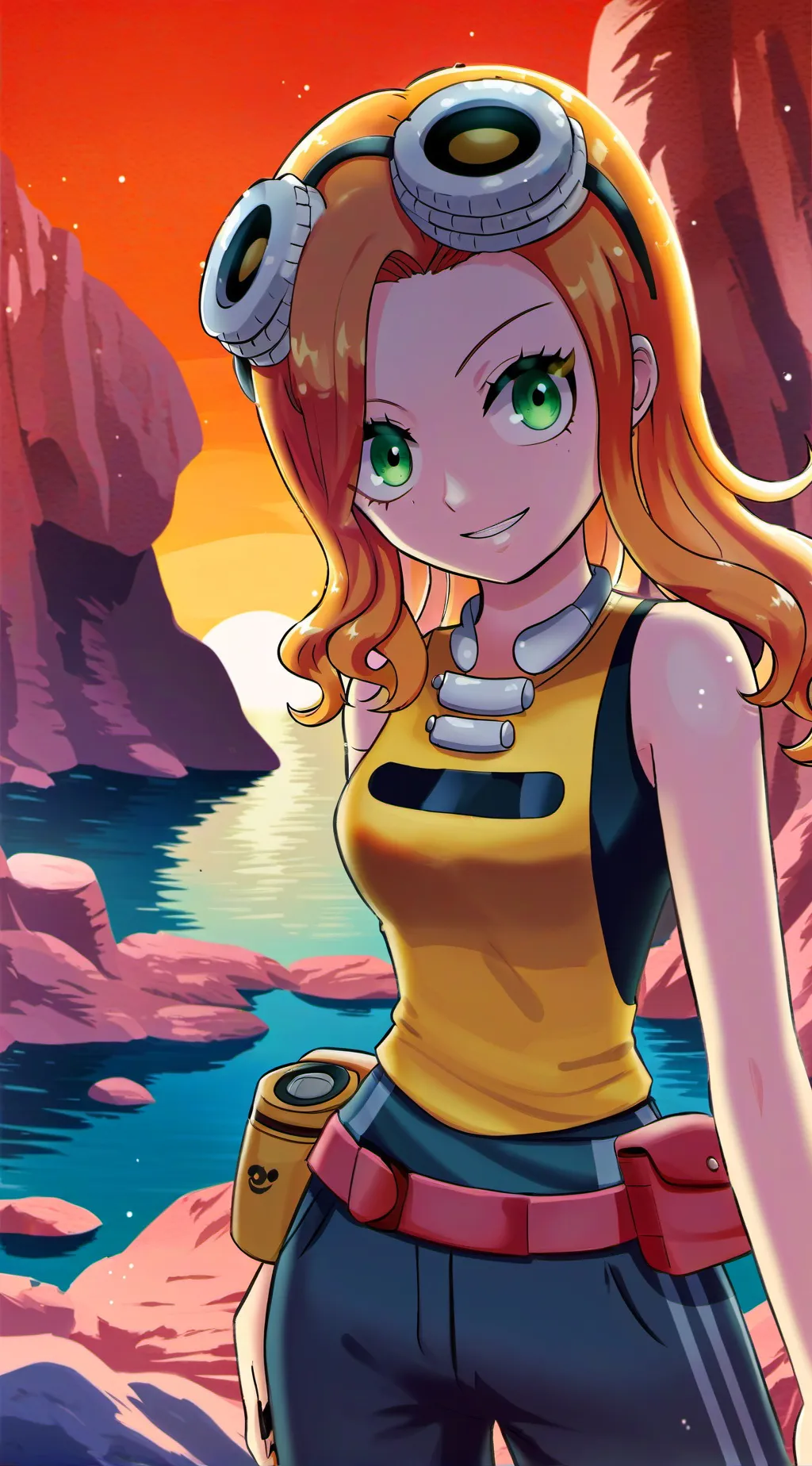 ai character: Nami background
