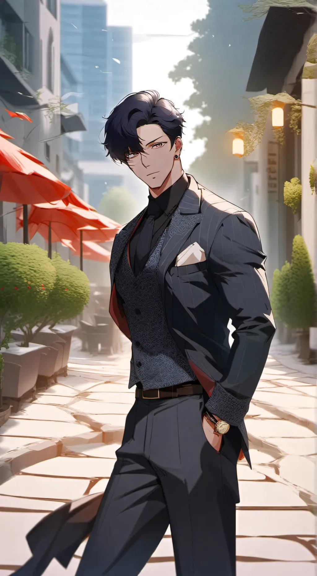 ai character: Mike  background