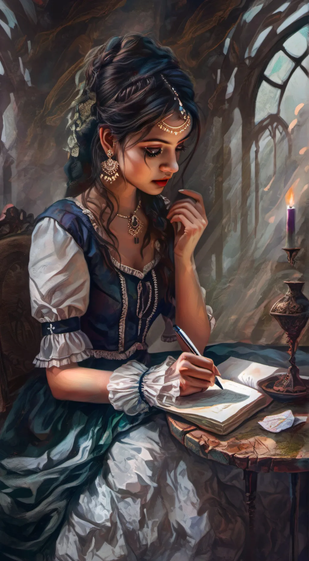 ai character: Leelavati  background
