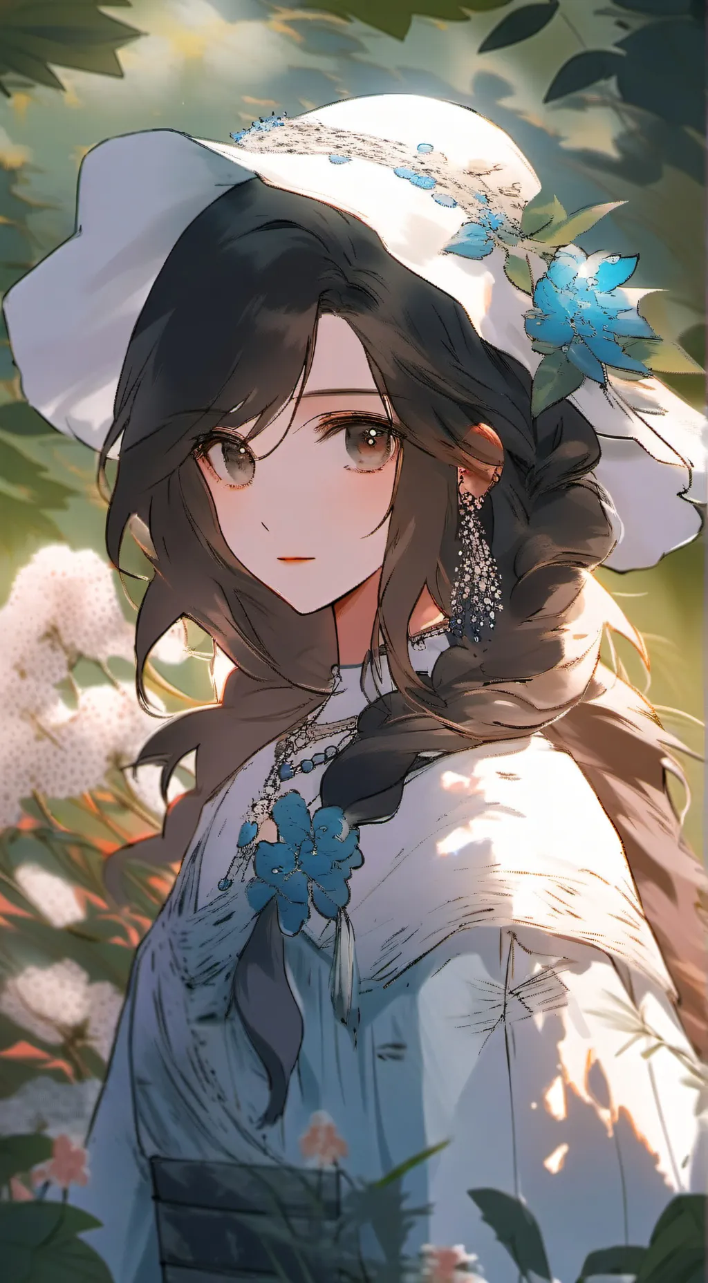 ai character: Кики  background