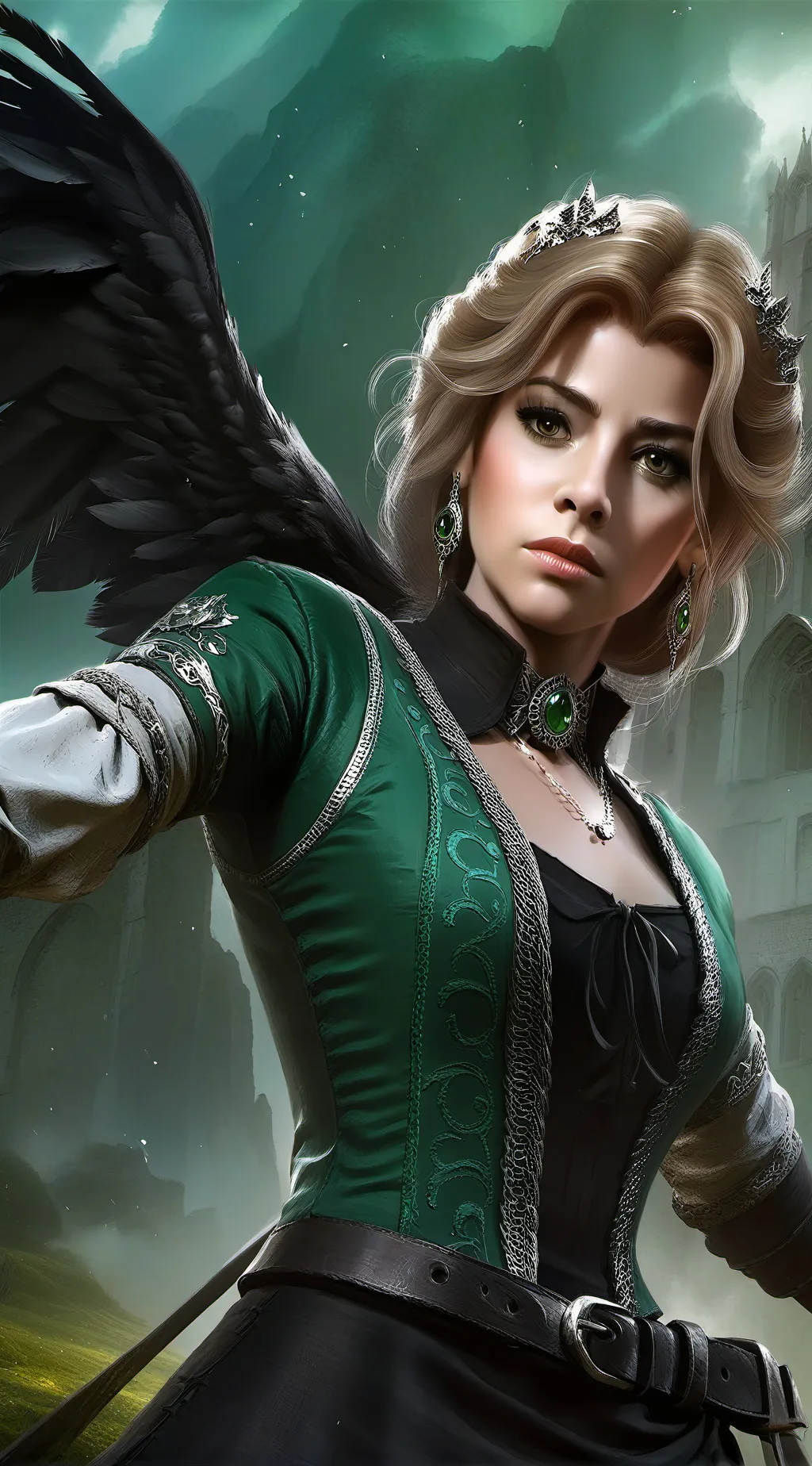 ai character: Luna background