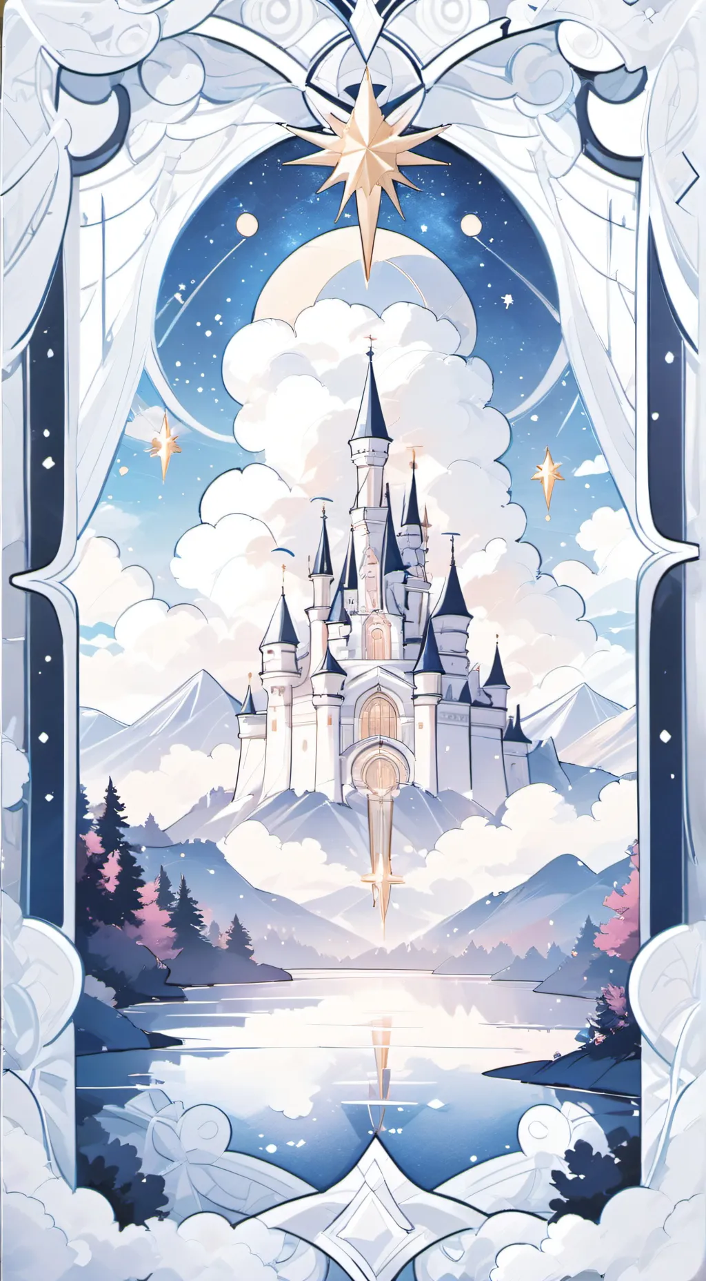 ai character: ★estrela brilha★ background
