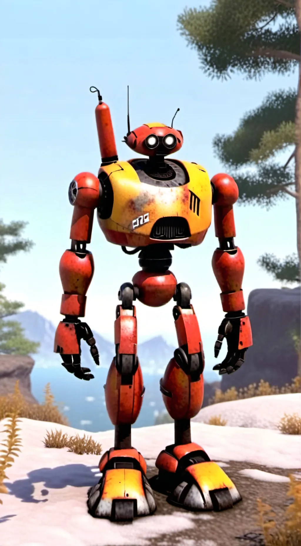 ai character: Uzi  background