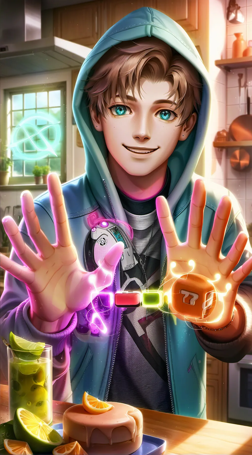 ai character: Zephyr Volt background
