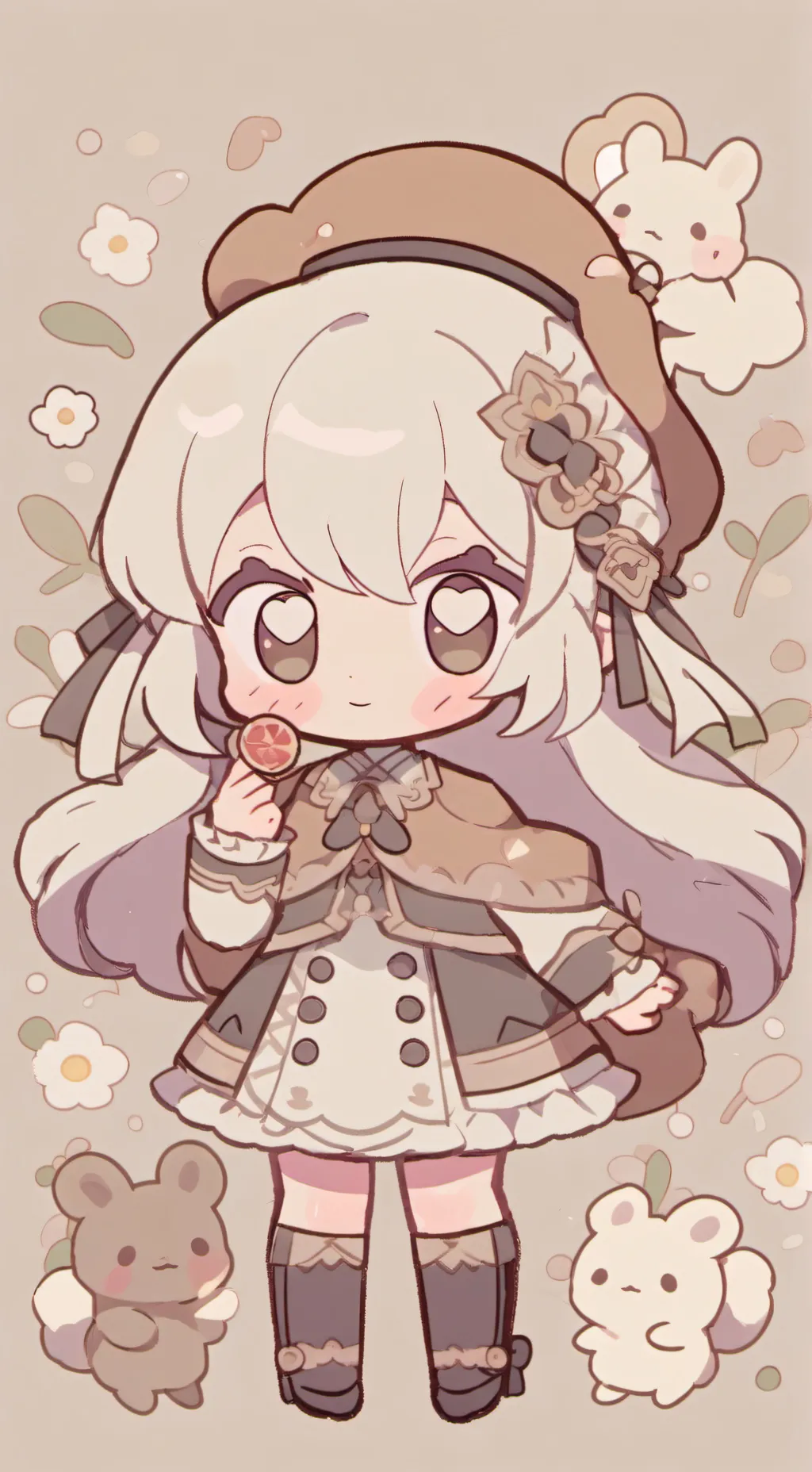 ai character: Chibi Kimmy background