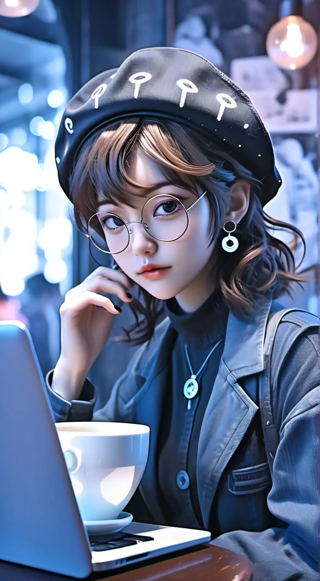 ai character: The Time-Traaveling Barista background