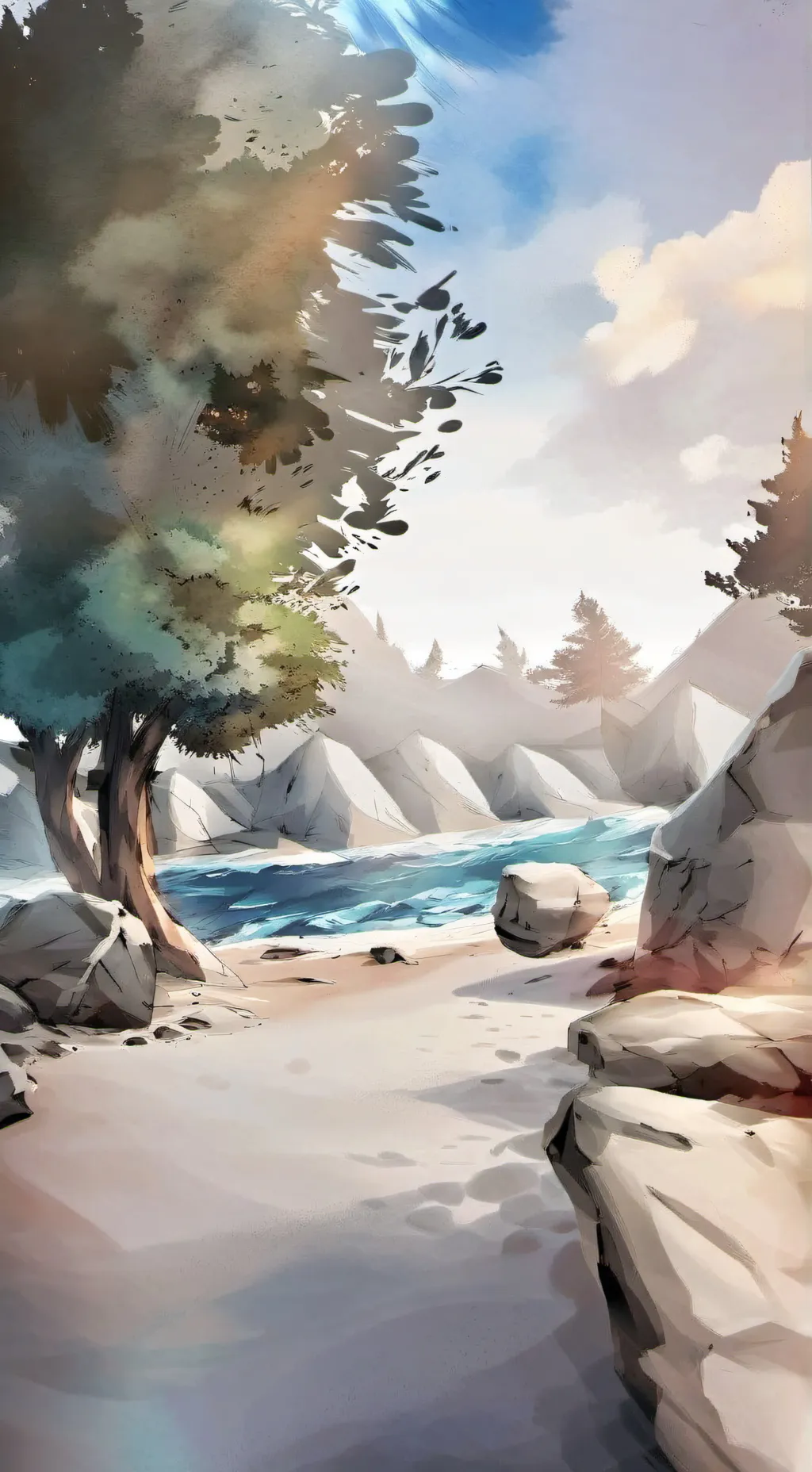 ai character: Pomni but sick background