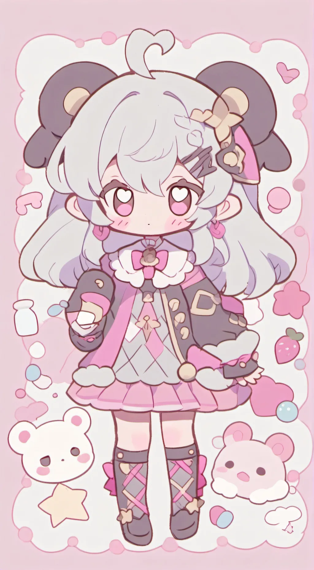 ai character: BLACKPINK background