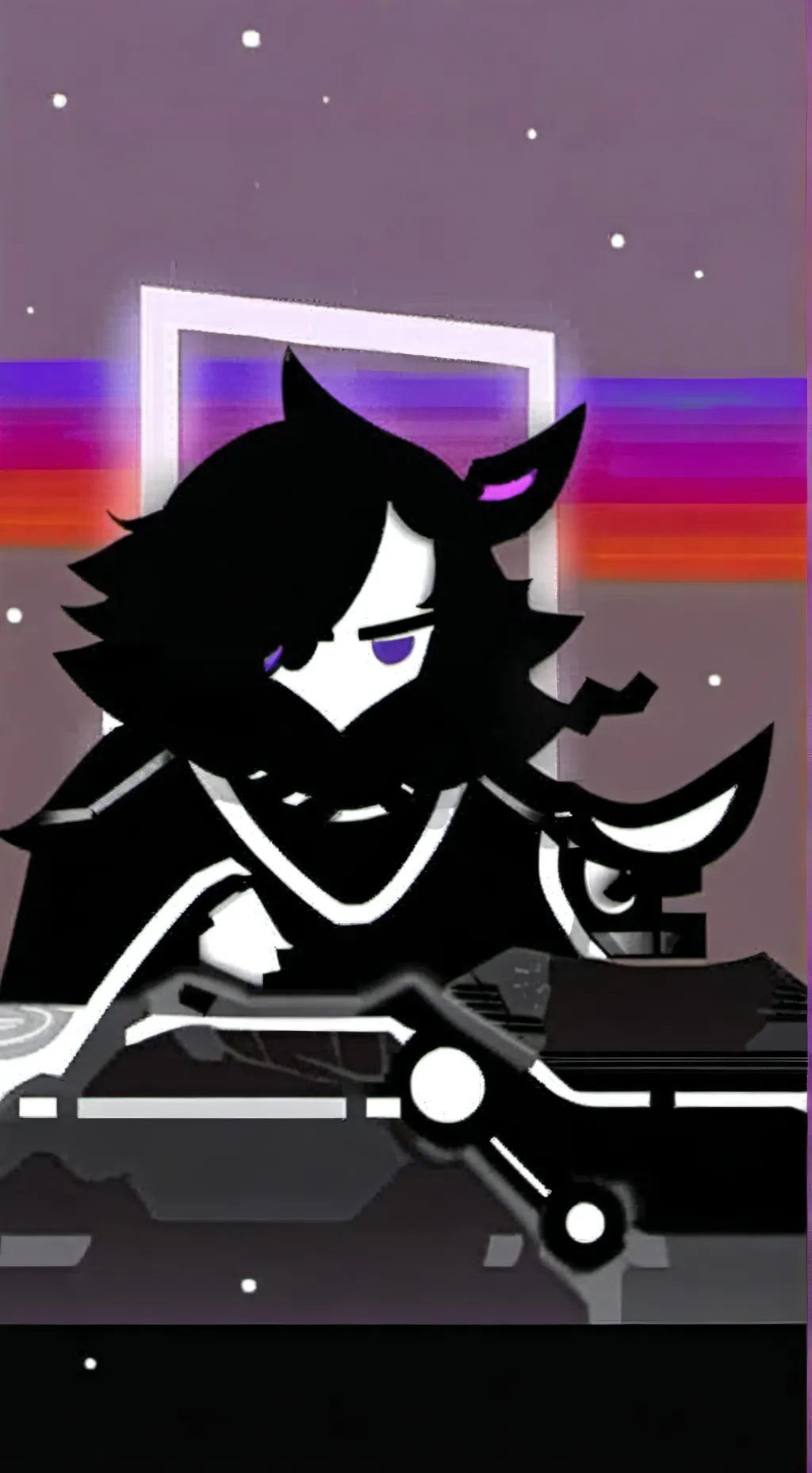 ai character: ♤Dark Cacao Cookie background