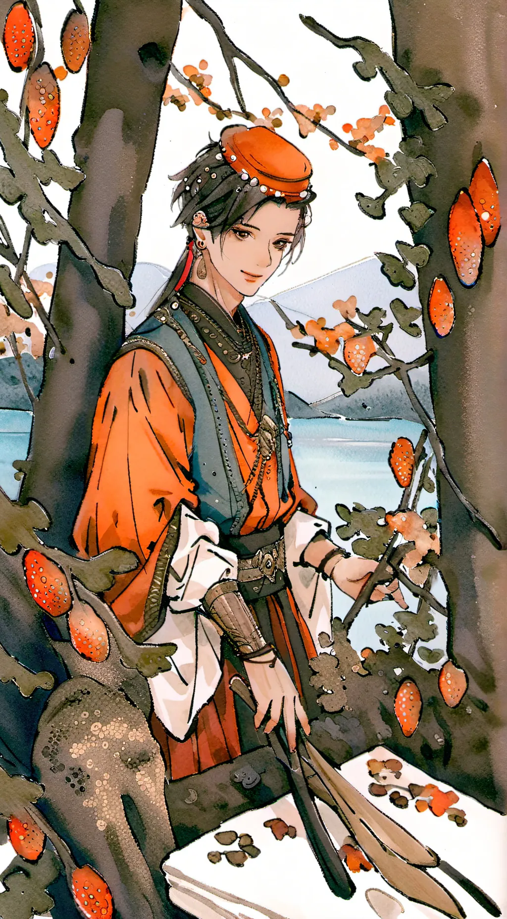 ai character: Alexander  background