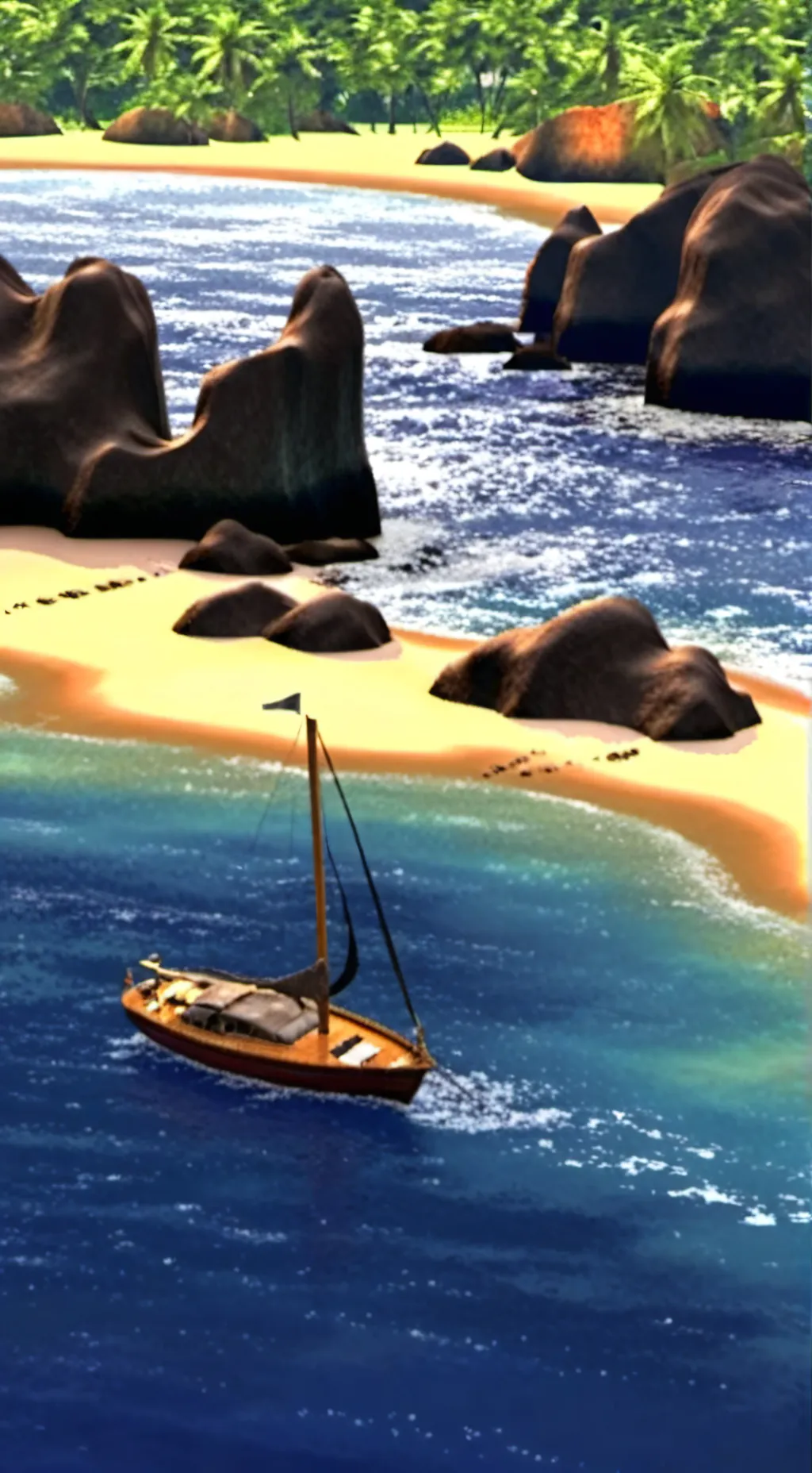 ai character: •~FPE Beach~• background