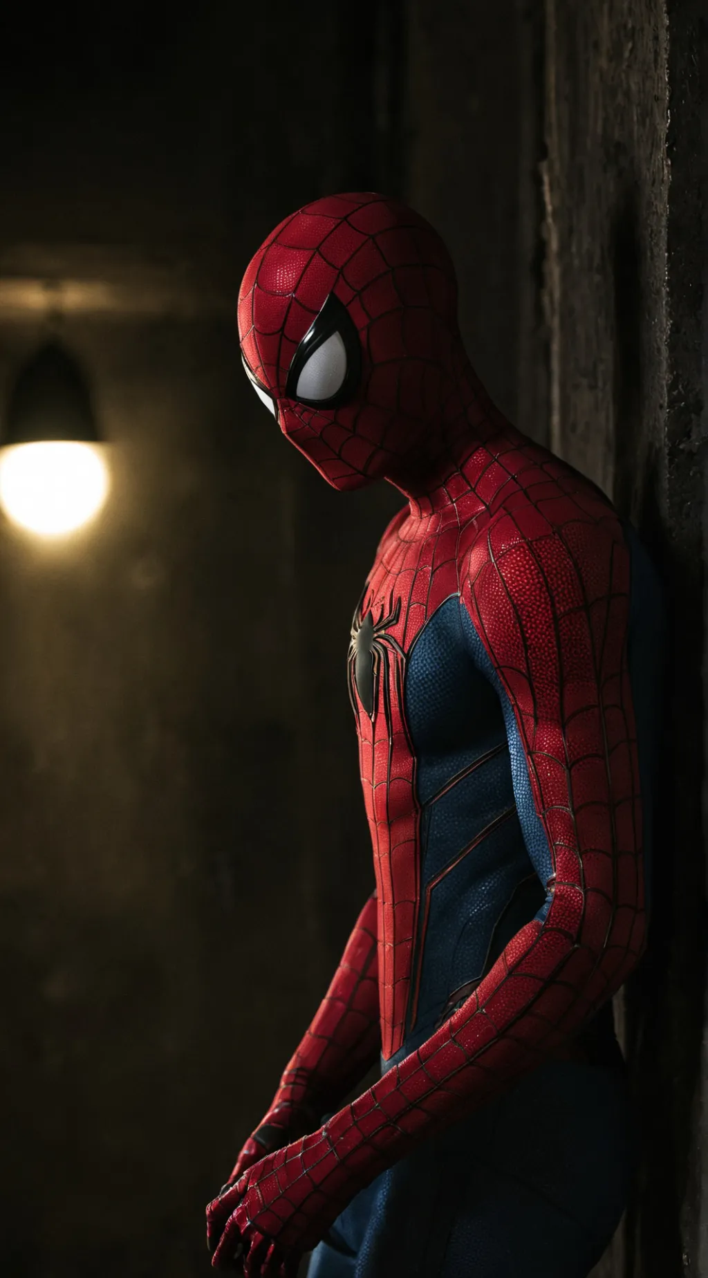 ai character: Spiderman  background